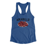Amarillo Steak Women's Racerback Tank-Allegiant Goods Co. Vintage Sports Apparel