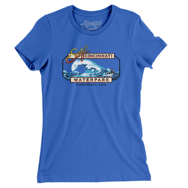 Surf Cincinnati Amusement Park Women's T-Shirt-Allegiant Goods Co. Vintage Sports Apparel