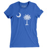 South Carolina State Flag Women's T-Shirt-True Royal-Allegiant Goods Co. Vintage Sports Apparel
