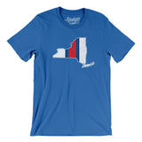 New York Helmet Stripes Men/Unisex T-Shirt-Allegiant Goods Co. Vintage Sports Apparel