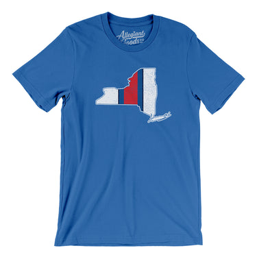 New York Helmet Stripes Men/Unisex T-Shirt-Allegiant Goods Co. Vintage Sports Apparel