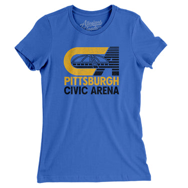 Pittsburgh Civic Arena Women's T-Shirt-Allegiant Goods Co. Vintage Sports Apparel