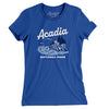 Acadia National Park Women's T-Shirt-True Royal-Allegiant Goods Co. Vintage Sports Apparel
