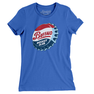 Buffalo Bison Hockey Women's T-Shirt-Allegiant Goods Co. Vintage Sports Apparel