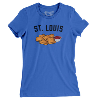 St. Louis Toasted Ravioli Women's T-Shirt-True Royal-Allegiant Goods Co. Vintage Sports Apparel