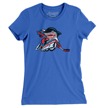 Long Island Jawz Roller Hockey Women's T-Shirt-Allegiant Goods Co. Vintage Sports Apparel