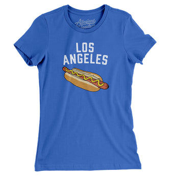 Los Angeles Hot Dog Women's T-Shirt-Allegiant Goods Co. Vintage Sports Apparel