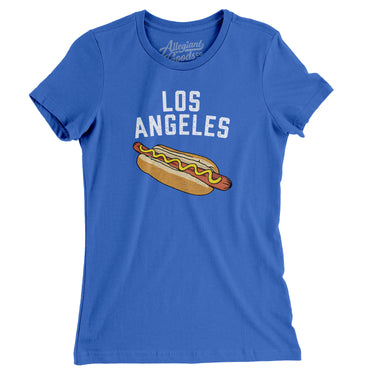 Los Angeles Hot Dog Women's T-Shirt-Allegiant Goods Co. Vintage Sports Apparel