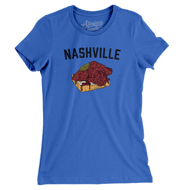 Nashville Hot Chicken Women's T-Shirt-Allegiant Goods Co. Vintage Sports Apparel