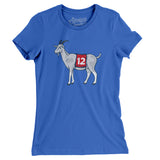 #12 GOAT Women's T-Shirt-Allegiant Goods Co. Vintage Sports Apparel