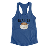Seattle Coffee Women's Racerback Tank-Allegiant Goods Co. Vintage Sports Apparel