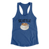 Seattle Coffee Women's Racerback Tank-Royal-Allegiant Goods Co. Vintage Sports Apparel