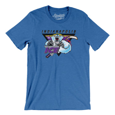 Indianapolis Ice Hockey Men/Unisex T-Shirt-Allegiant Goods Co. Vintage Sports Apparel