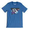 Indianapolis Ice Hockey Men/Unisex T-Shirt-Heather True Royal-Allegiant Goods Co. Vintage Sports Apparel
