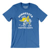 Minnesota Fighting Saints Hockey Men/Unisex T-Shirt-Heather True Royal-Allegiant Goods Co. Vintage Sports Apparel
