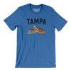 Tampa Cuban Sandwich Men/Unisex T-Shirt-Heather True Royal-Allegiant Goods Co. Vintage Sports Apparel