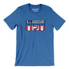 New Jersey Americans Basketball Men/Unisex T-Shirt-Heather True Royal-Allegiant Goods Co. Vintage Sports Apparel