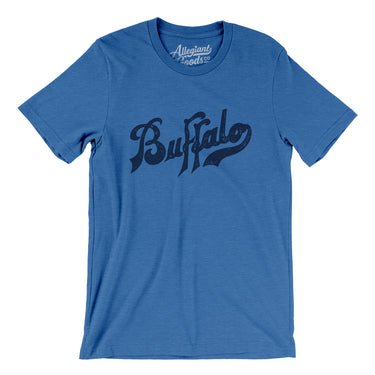 Buffalo Blues Baseball Men/Unisex T-Shirt-Allegiant Goods Co. Vintage Sports Apparel
