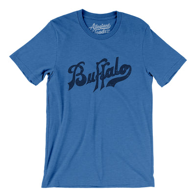 Buffalo Blues Baseball Men/Unisex T-Shirt-Heather True Royal-Allegiant Goods Co. Vintage Sports Apparel