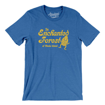 Enchanted Forest Amusement Park Men/Unisex T-Shirt-Heather True Royal-Allegiant Goods Co. Vintage Sports Apparel
