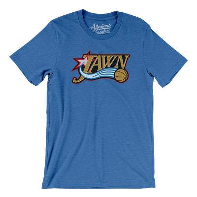 Basketball Jawn Men/Unisex T-Shirt-Heather True Royal-Allegiant Goods Co. Vintage Sports Apparel