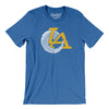 LA Ram Horn Men/Unisex T-Shirt-Heather True Royal-Allegiant Goods Co. Vintage Sports Apparel