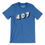Orlando 407 Area Code Men/Unisex T-Shirt-Allegiant Goods Co. Vintage Sports Apparel