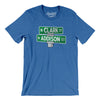 Addison & Clark Street Chicago Men/Unisex T-Shirt-Heather True Royal-Allegiant Goods Co. Vintage Sports Apparel