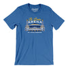 St. Louis Arena Men/Unisex T-Shirt-Heather True Royal-Allegiant Goods Co. Vintage Sports Apparel