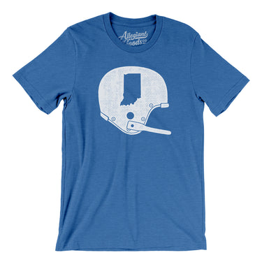 Indiana Vintage Football Helmet Men/Unisex T-Shirt-Allegiant Goods Co. Vintage Sports Apparel