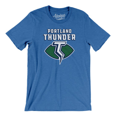 Portland Thunder Football Men/Unisex T-Shirt-Allegiant Goods Co. Vintage Sports Apparel