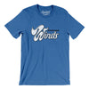 Chicago Winds Football Men/Unisex T-Shirt-Heather True Royal-Allegiant Goods Co. Vintage Sports Apparel