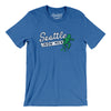 Seattle Ironmen Hockey Men/Unisex T-Shirt-Heather True Royal-Allegiant Goods Co. Vintage Sports Apparel