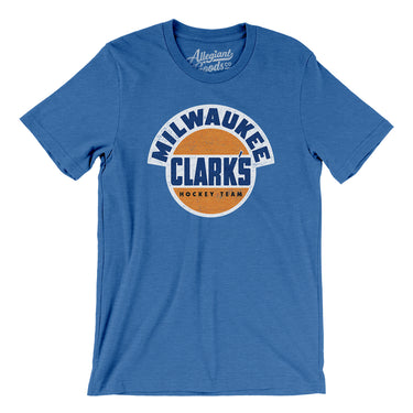 Milwaukee Clarks Hockey Men/Unisex T-Shirt-Allegiant Goods Co. Vintage Sports Apparel