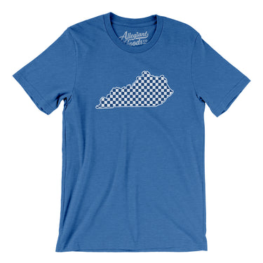 Kentucky Checkerboard Men/Unisex T-Shirt-Allegiant Goods Co. Vintage Sports Apparel