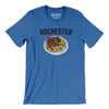 Rochester Garbage Plate Men/Unisex T-Shirt-Heather True Royal-Allegiant Goods Co. Vintage Sports Apparel