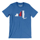 New York Helmet Stripes Men/Unisex T-Shirt-Allegiant Goods Co. Vintage Sports Apparel