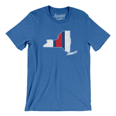 New York Helmet Stripes Men/Unisex T-Shirt-Allegiant Goods Co. Vintage Sports Apparel