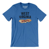 West Virginia Pepperoni Roll Men/Unisex T-Shirt-Allegiant Goods Co. Vintage Sports Apparel