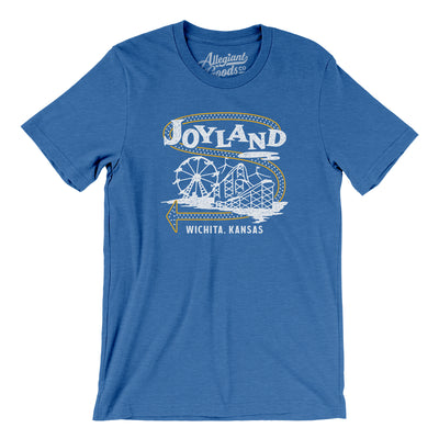 Joyland Amusement Park Men/Unisex T-Shirt-Heather True Royal-Allegiant Goods Co. Vintage Sports Apparel