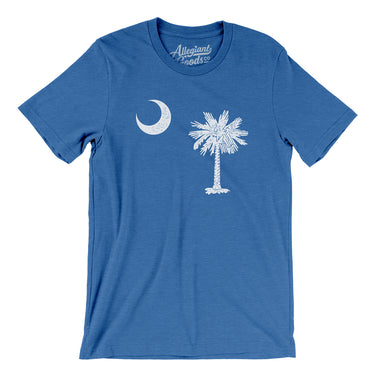 South Carolina State Flag Men/Unisex T-Shirt-Allegiant Goods Co. Vintage Sports Apparel