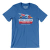 Space City USA Amusement Park Men/Unisex T-Shirt-Heather True Royal-Allegiant Goods Co. Vintage Sports Apparel