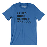 I Liked Boise Before It Was Cool Men/Unisex T-Shirt-Allegiant Goods Co. Vintage Sports Apparel