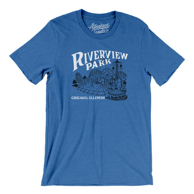 Riverview Park Amusement Park Men/Unisex T-Shirt-Heather True Royal-Allegiant Goods Co. Vintage Sports Apparel