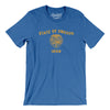 Oregon State Flag Men/Unisex T-Shirt-Heather True Royal-Allegiant Goods Co. Vintage Sports Apparel