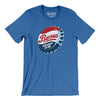 Buffalo Bison Hockey Men/Unisex T-Shirt-Heather True Royal-Allegiant Goods Co. Vintage Sports Apparel