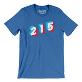 Philadelphia 215 Area Code Men/Unisex T-Shirt-Allegiant Goods Co. Vintage Sports Apparel