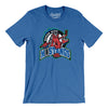 Motor City Mustangs Roller Hockey Men/Unisex T-Shirt-Heather True Royal-Allegiant Goods Co. Vintage Sports Apparel