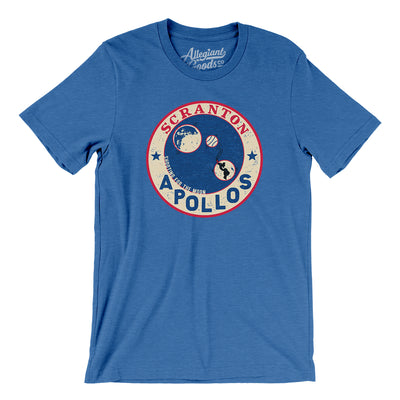 Scranton Apollos Basketball Men/Unisex T-Shirt-Heather True Royal-Allegiant Goods Co. Vintage Sports Apparel