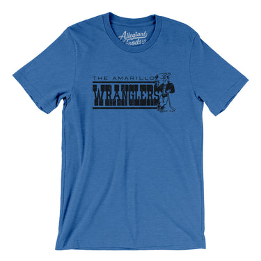Amarillo Wranglers Hockey Men/Unisex T-Shirt-Allegiant Goods Co. Vintage Sports Apparel